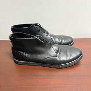 Strayhorn Black Leather Men's Sneaker from Clae